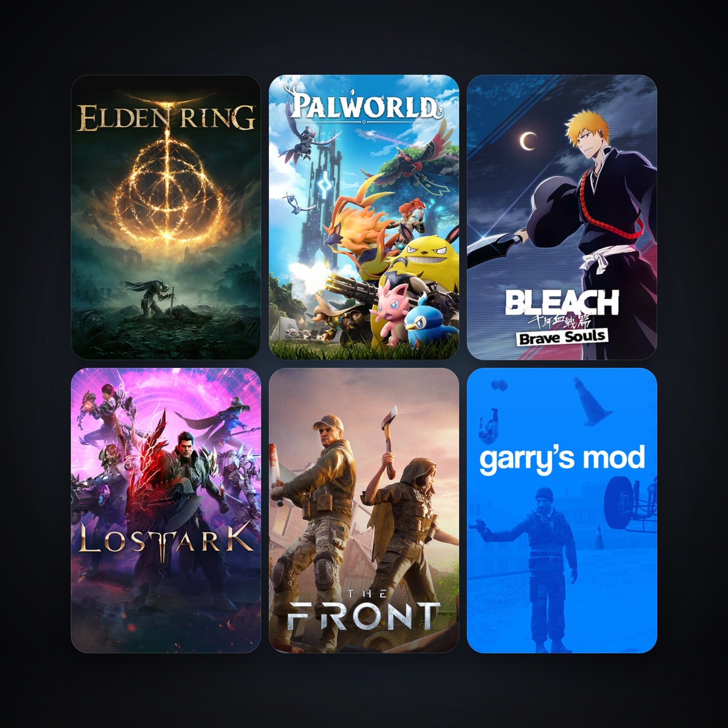 Garry's Mod + BLEACH Brave Souls, 55 games, clean — HabibiAccounts