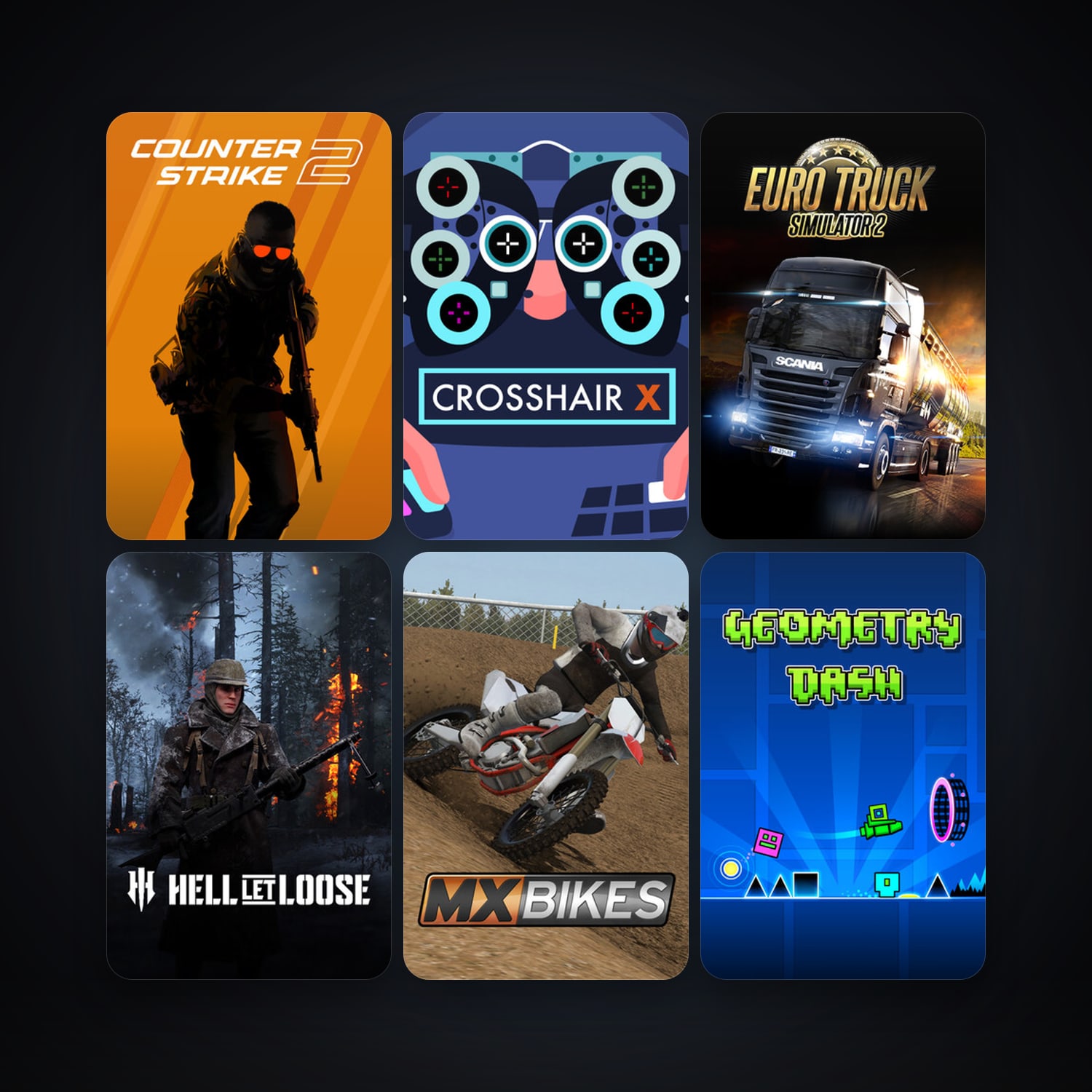 CS2 Prime + Euro Truck Simulator 2, 34 games, Steam 19, clean — HabibiAccounts