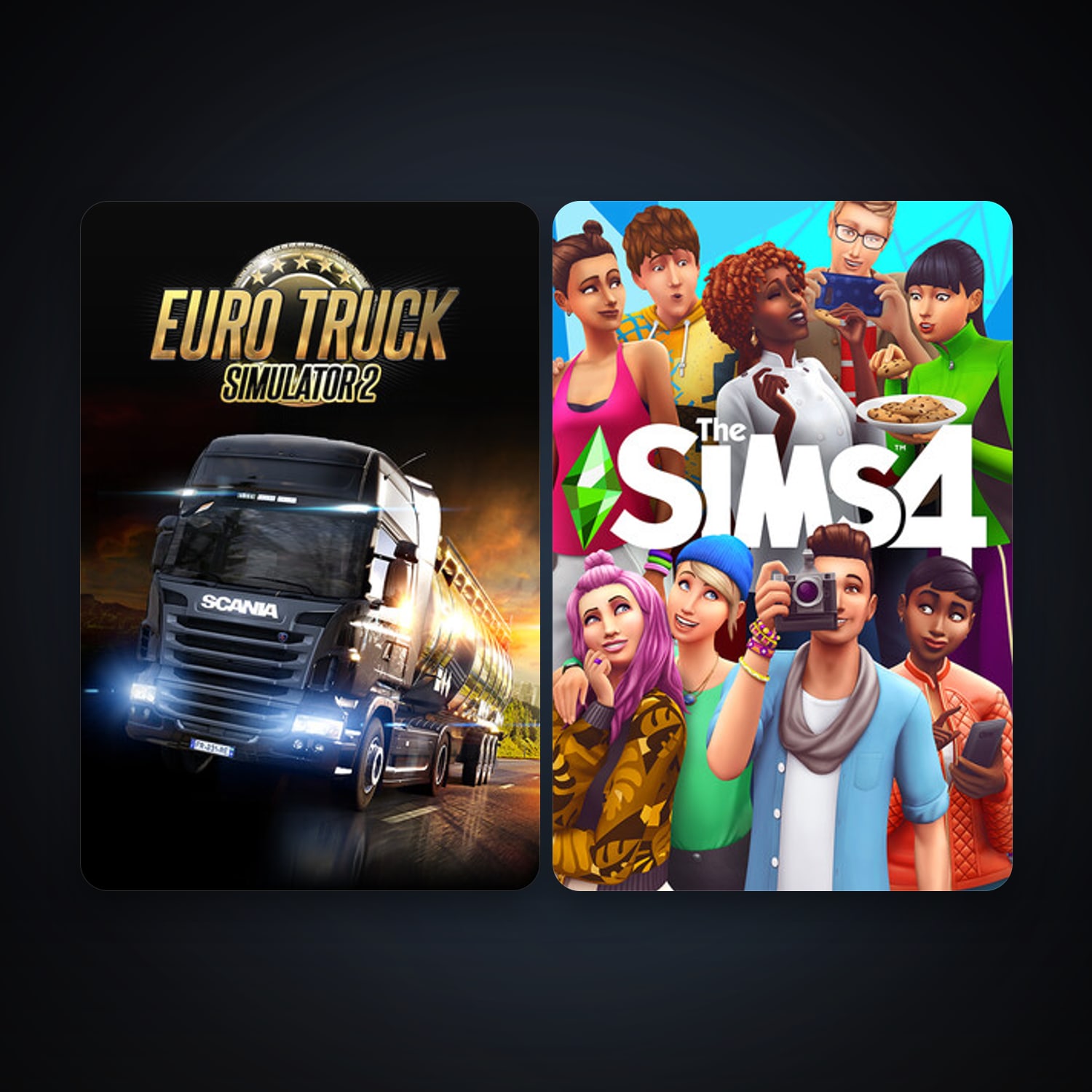 Free CS2 (No Prime) + Euro Truck Simulator 2, 8 games, clean — HabibiAccounts