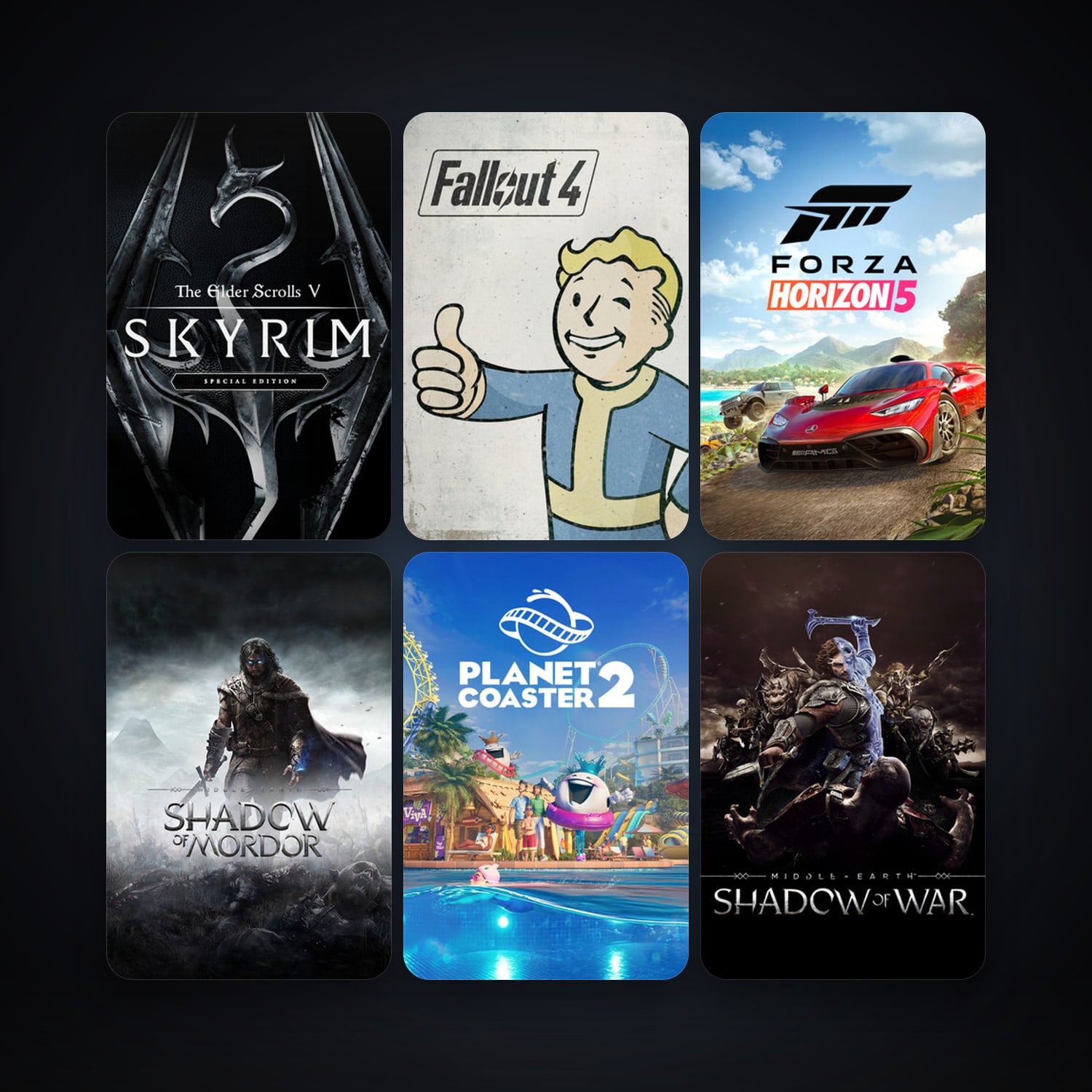 Middle-earth: Shadow of Mordor + No Man's Sky, 27 games, clean — HabibiAccounts
