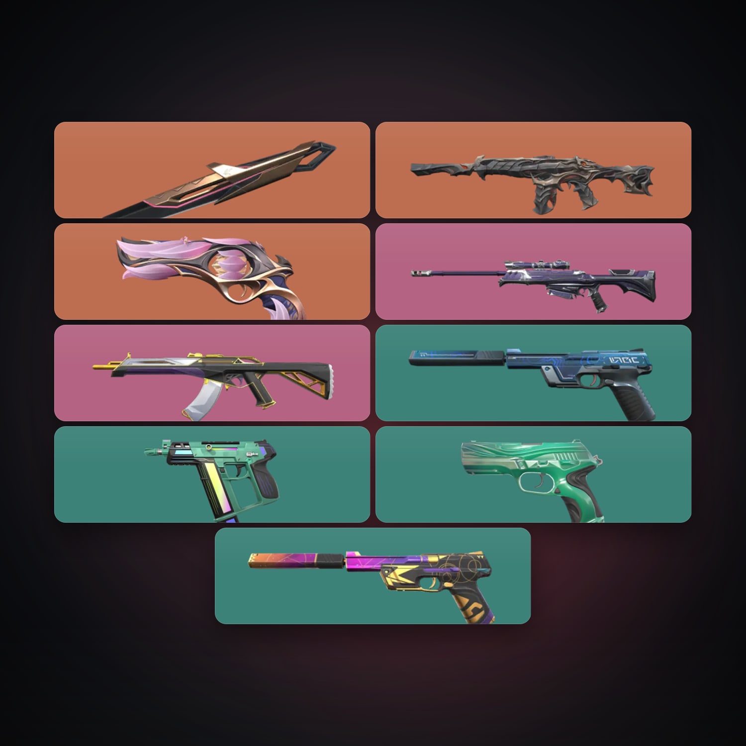 EU Silver 3 locker — 1 knives, 9 skins, lvl 109 — HabibiAccounts