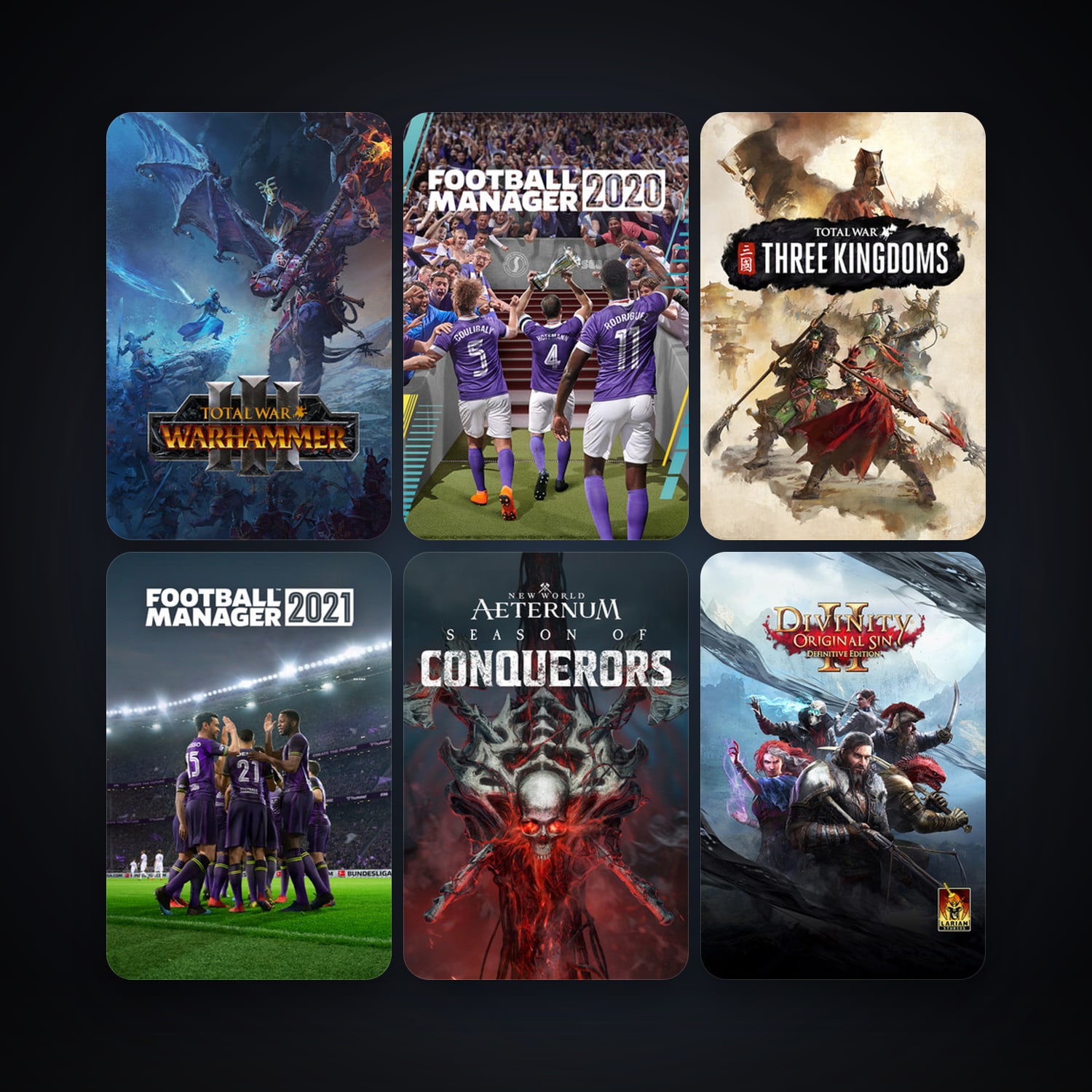 Company of Heroes 2 + Divinity: Original Sin 2, 29 games, clean — HabibiAccounts