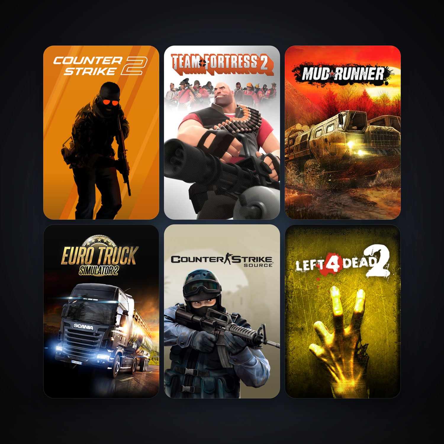 Counter-Strike + Team Fortress Classic, 31 games, clean — HabibiAccounts