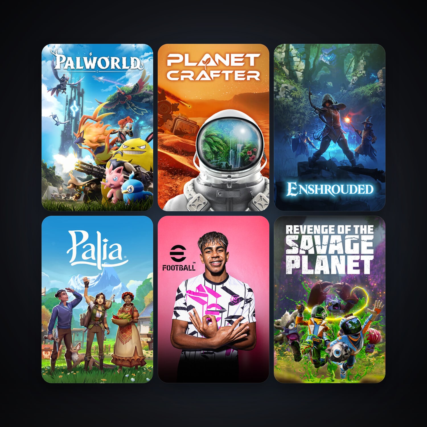 No Man's Sky + Enshrouded, 22 games, clean — HabibiAccounts