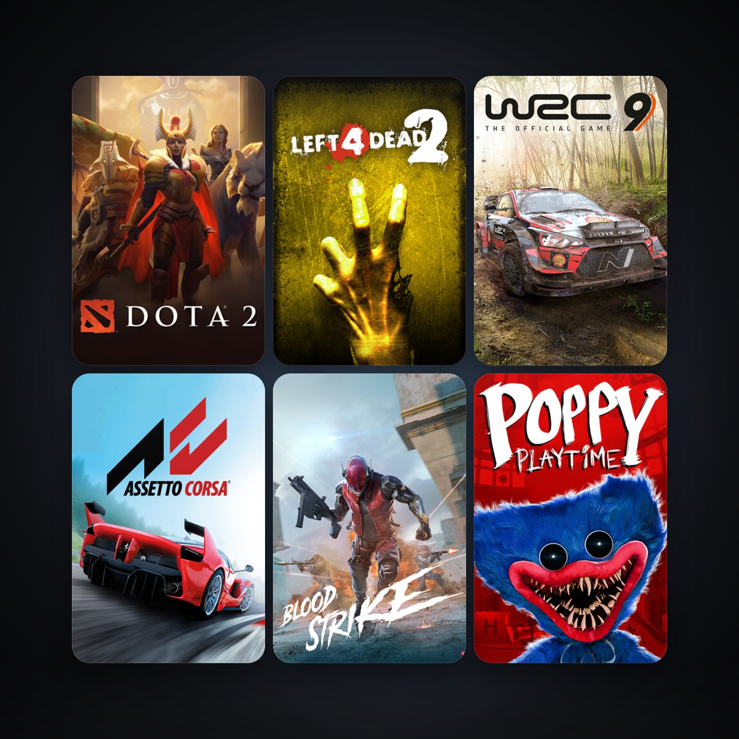 Left 4 Dead 2 + Dota 2, 7 games, clean — HabibiAccounts