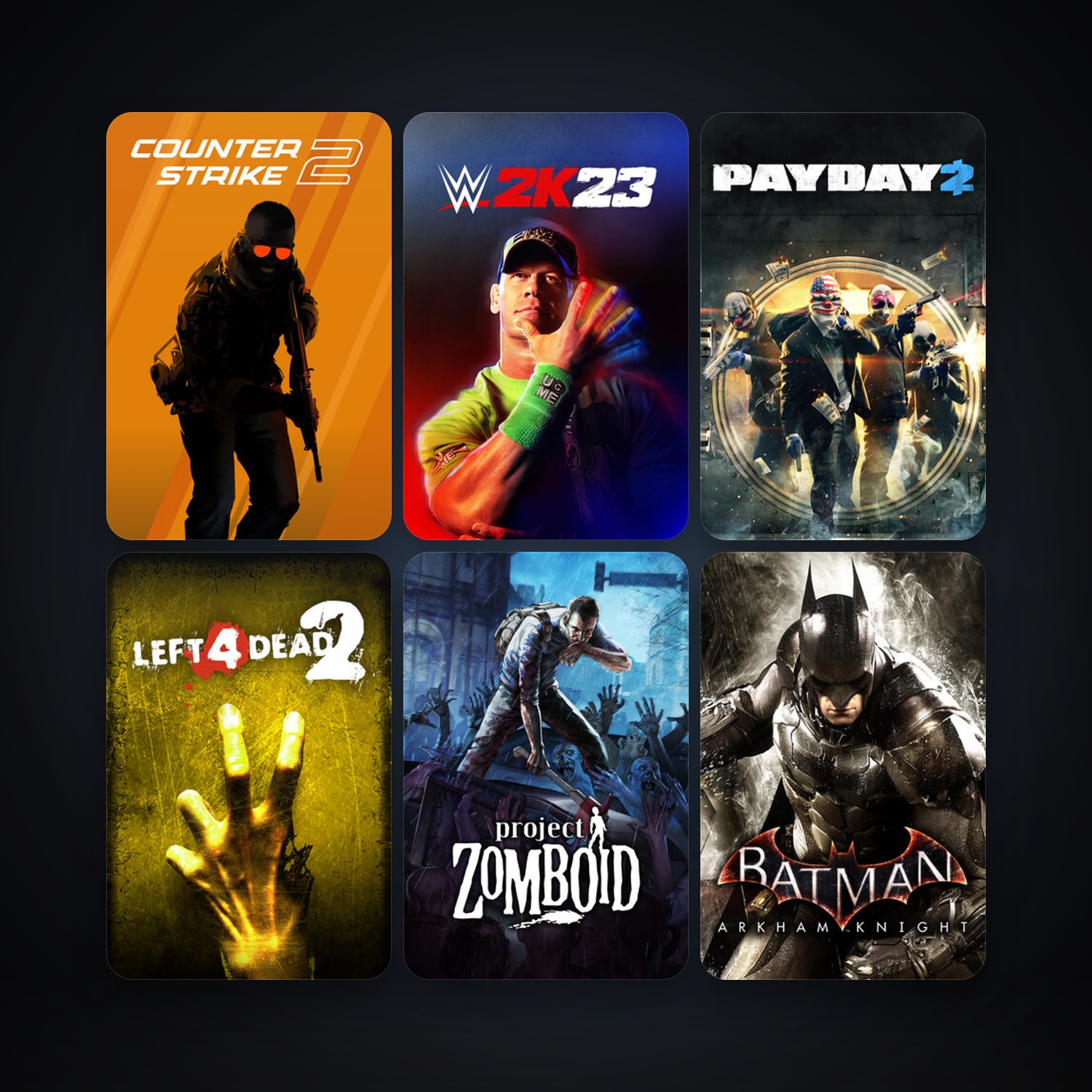 Left 4 Dead 2 + CS2 Prime, 65 games, Steam 22, clean — HabibiAccounts