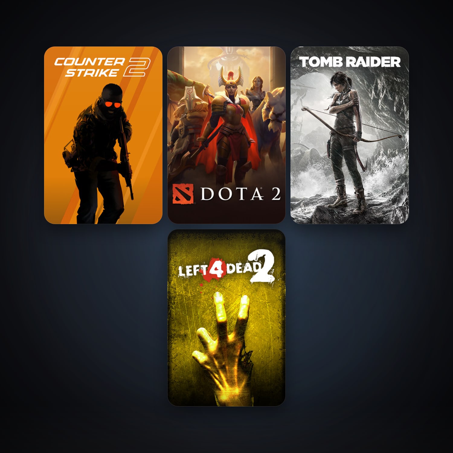 Left 4 Dead 2 + Dota 2, 6 games, clean — HabibiAccounts