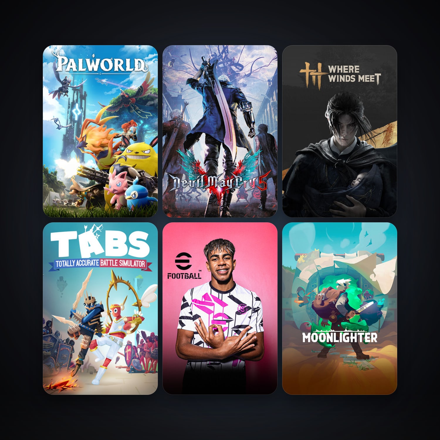 Totally Accurate Battle Simulator + Devil May Cry 5, 14 games, clean — HabibiAccounts