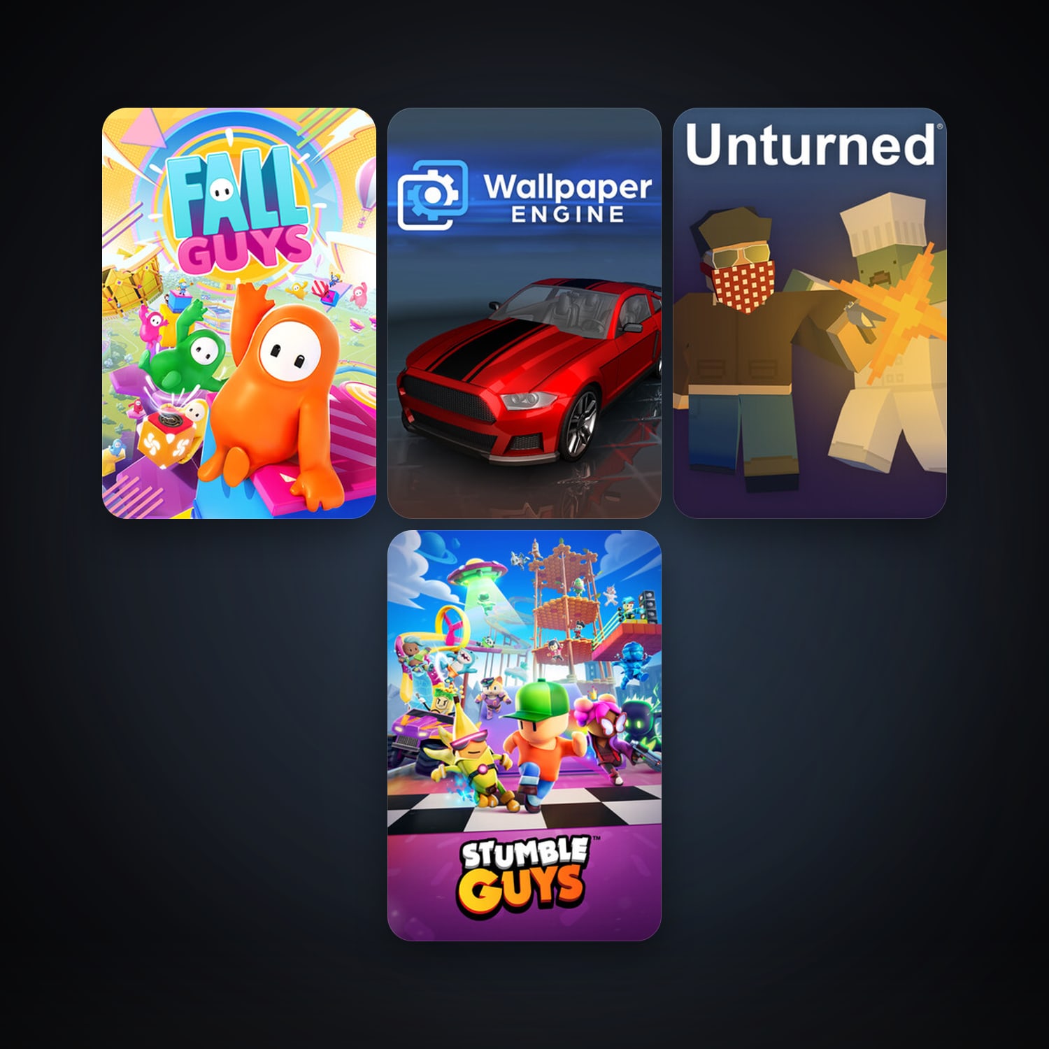 Free CS2 (No Prime) + Unturned, 8 games, clean — HabibiAccounts