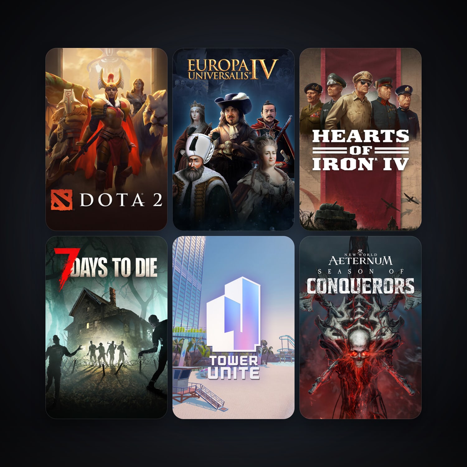 Dota 2 + Europa Universalis IV, 8 games, clean — HabibiAccounts