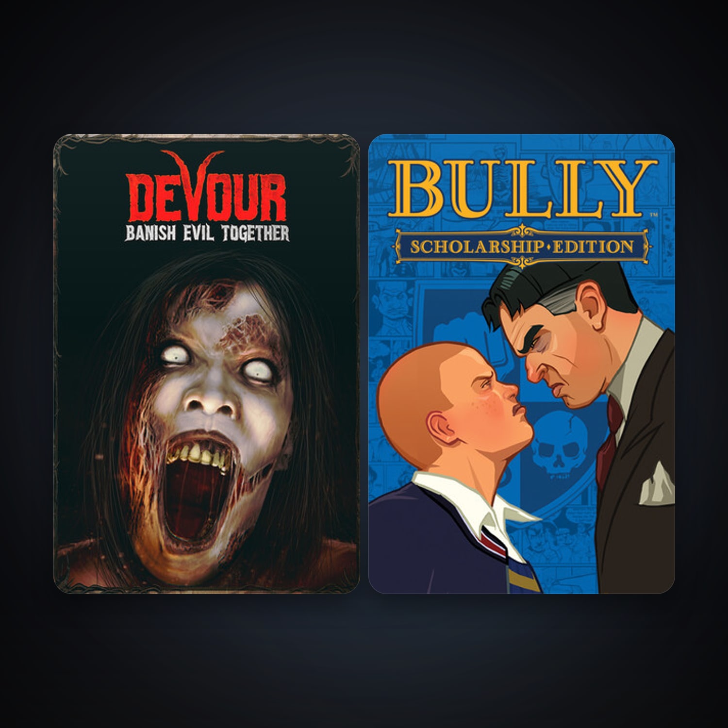 Bully: Scholarship Edition + DEVOUR, 6 games, clean — HabibiAccounts