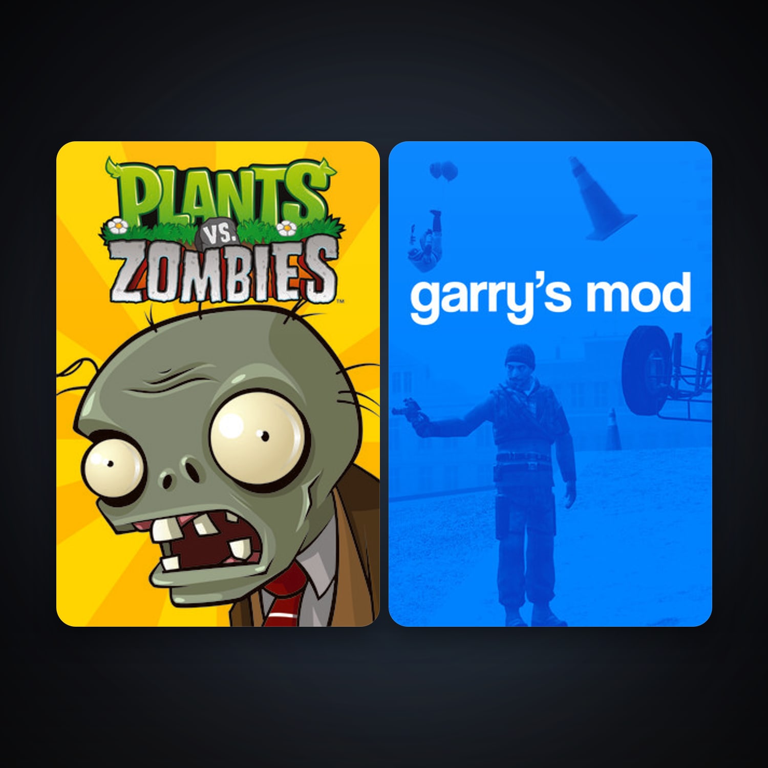Plants vs. Zombies GOTY Edition + Garry's Mod, 2 games, clean — HabibiAccounts