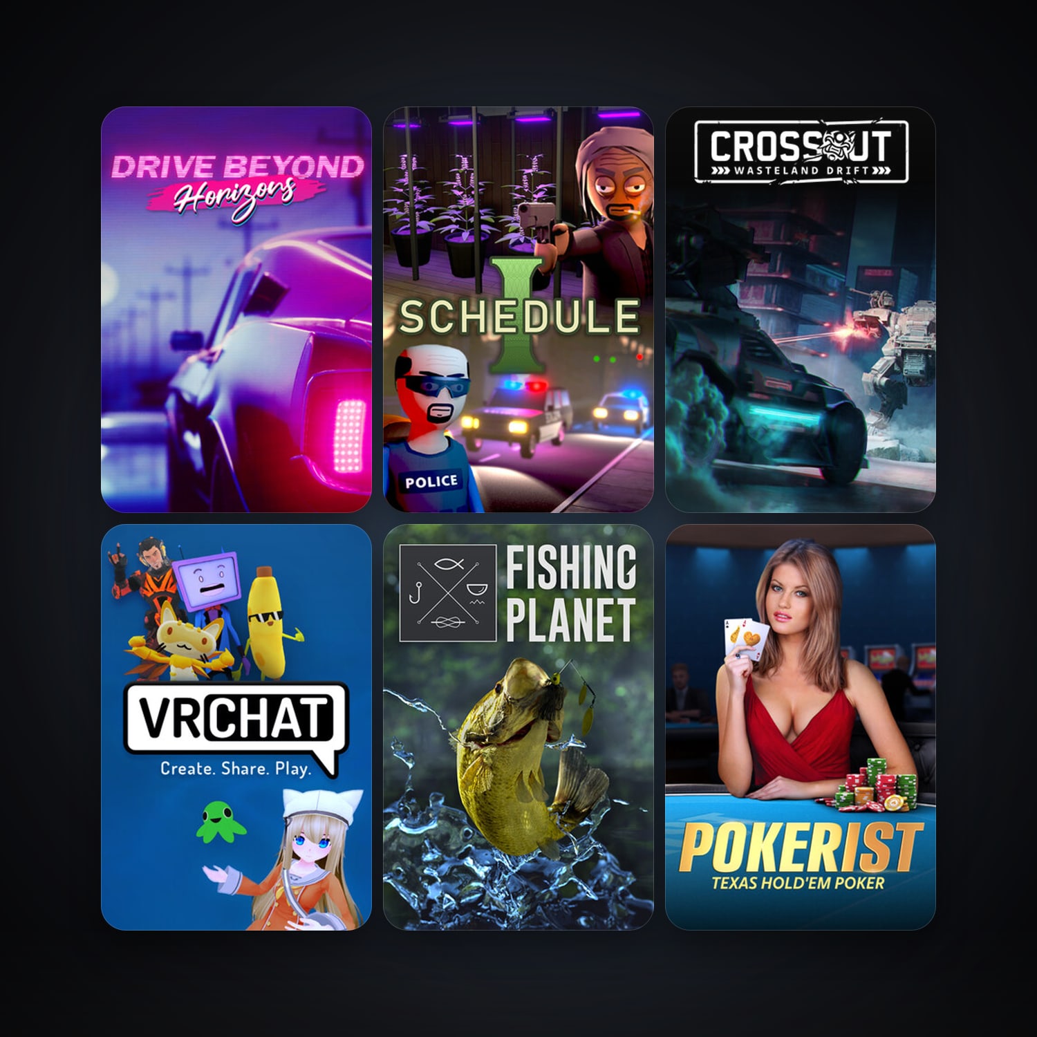 Fishing Planet + Crossout, 11 games, clean — HabibiAccounts