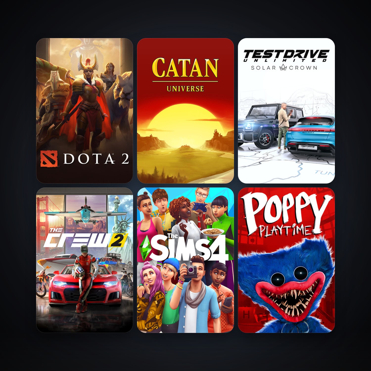 Dota 2 + Catan Universe, 15 games, clean — HabibiAccounts