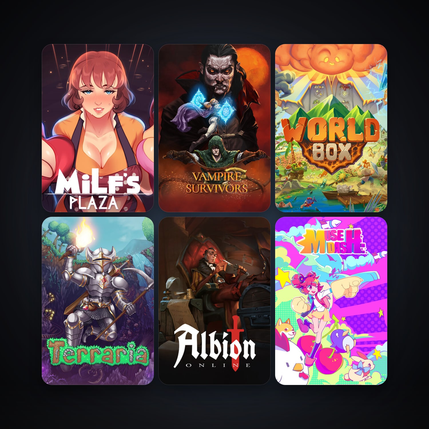 Terraria + Albion Online, 24 games, clean — HabibiAccounts