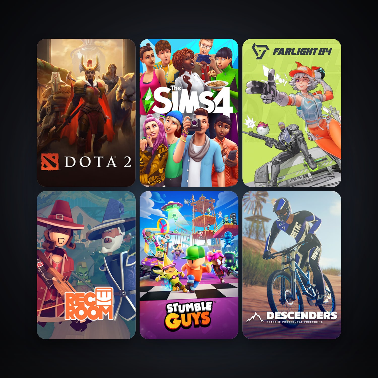 Dota 2 + VRChat, 14 games, clean — HabibiAccounts