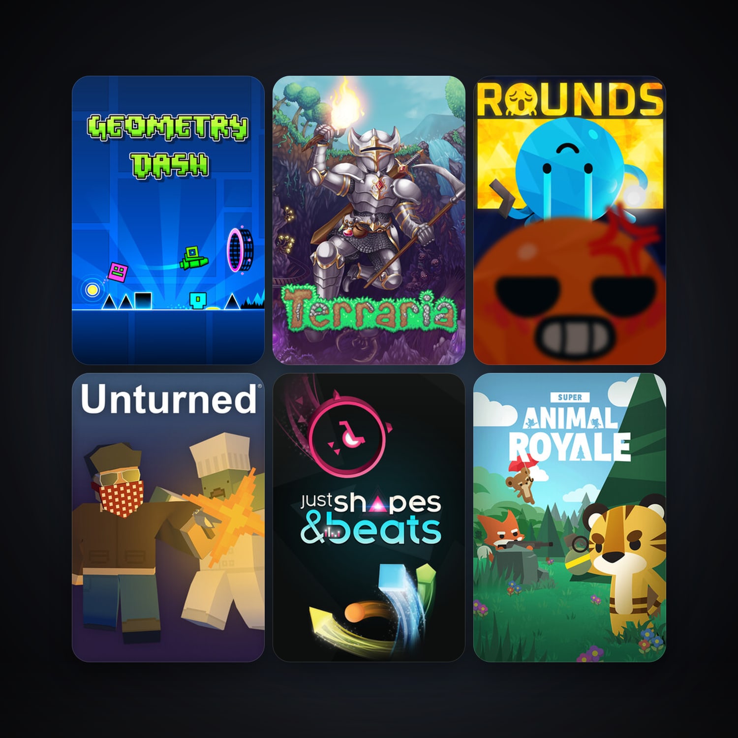 Terraria + Unturned, 12 games, clean — HabibiAccounts