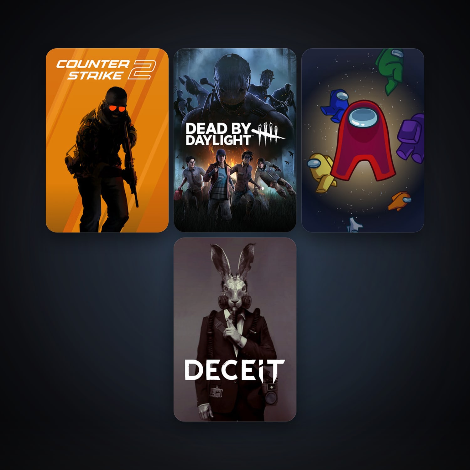 CS2 Prime + Dead by Daylight, 4 games, clean — HabibiAccounts