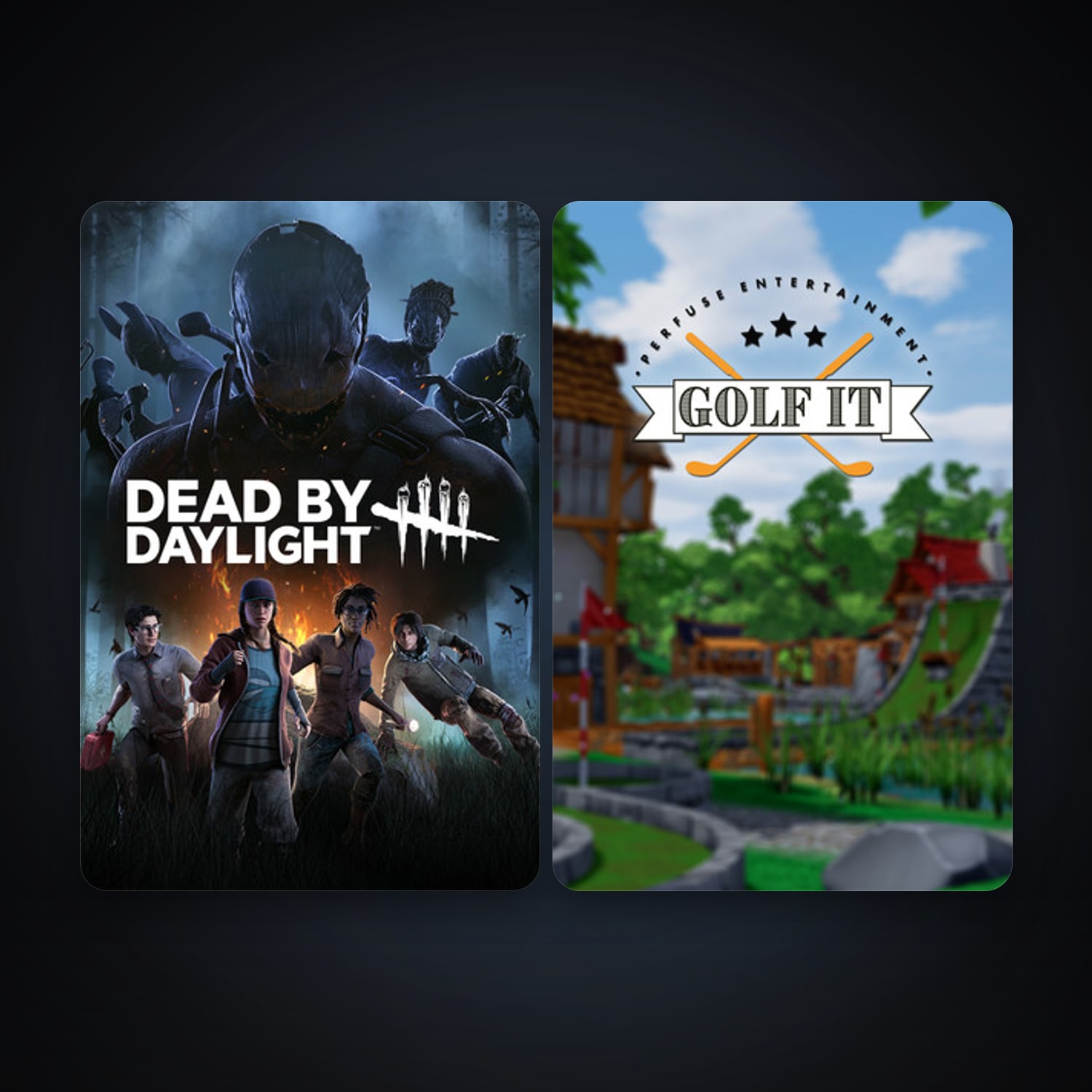 Dead by Daylight + Golf It!, 9 games, clean — HabibiAccounts