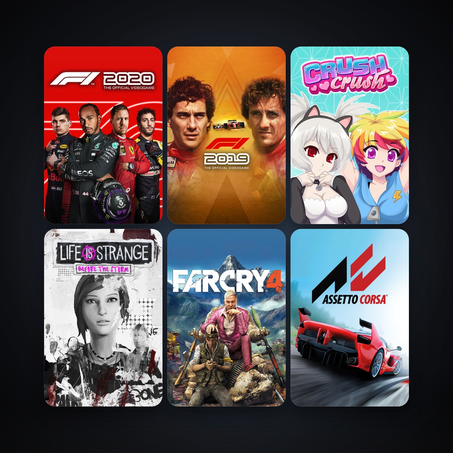 Assetto Corsa + Far Cry 4, 40 games, clean — HabibiAccounts