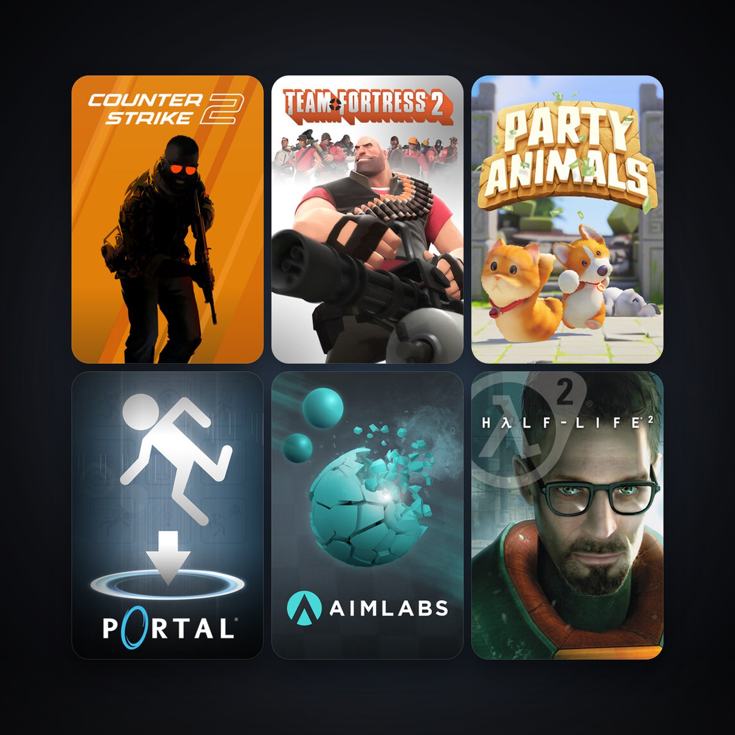 Half-Life 2 + Half-Life 2: Deathmatch, 12 games, clean — HabibiAccounts