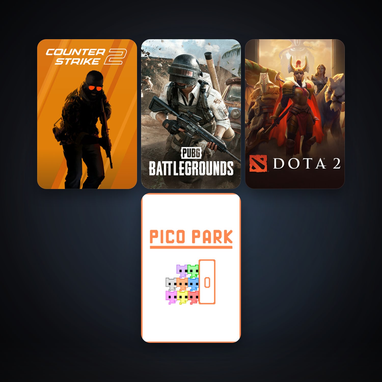 Dota 2 + CS2 Prime, 7 games, clean · 261209204 — HabibiAccounts