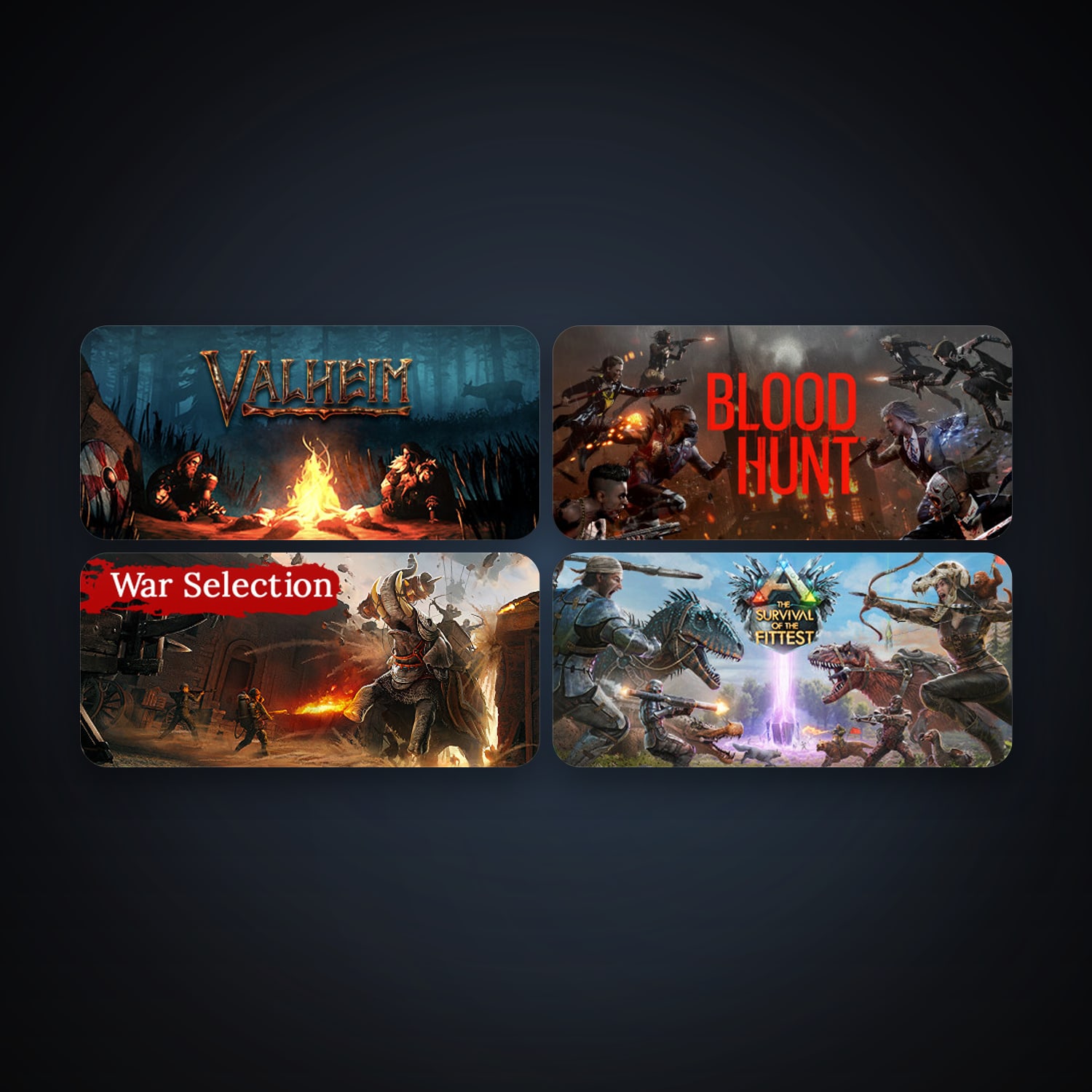 ARK: The Survival Of The Fittest + Vampire: The Masquerade - Bloodhunt, 11 games, clean — HabibiAccounts