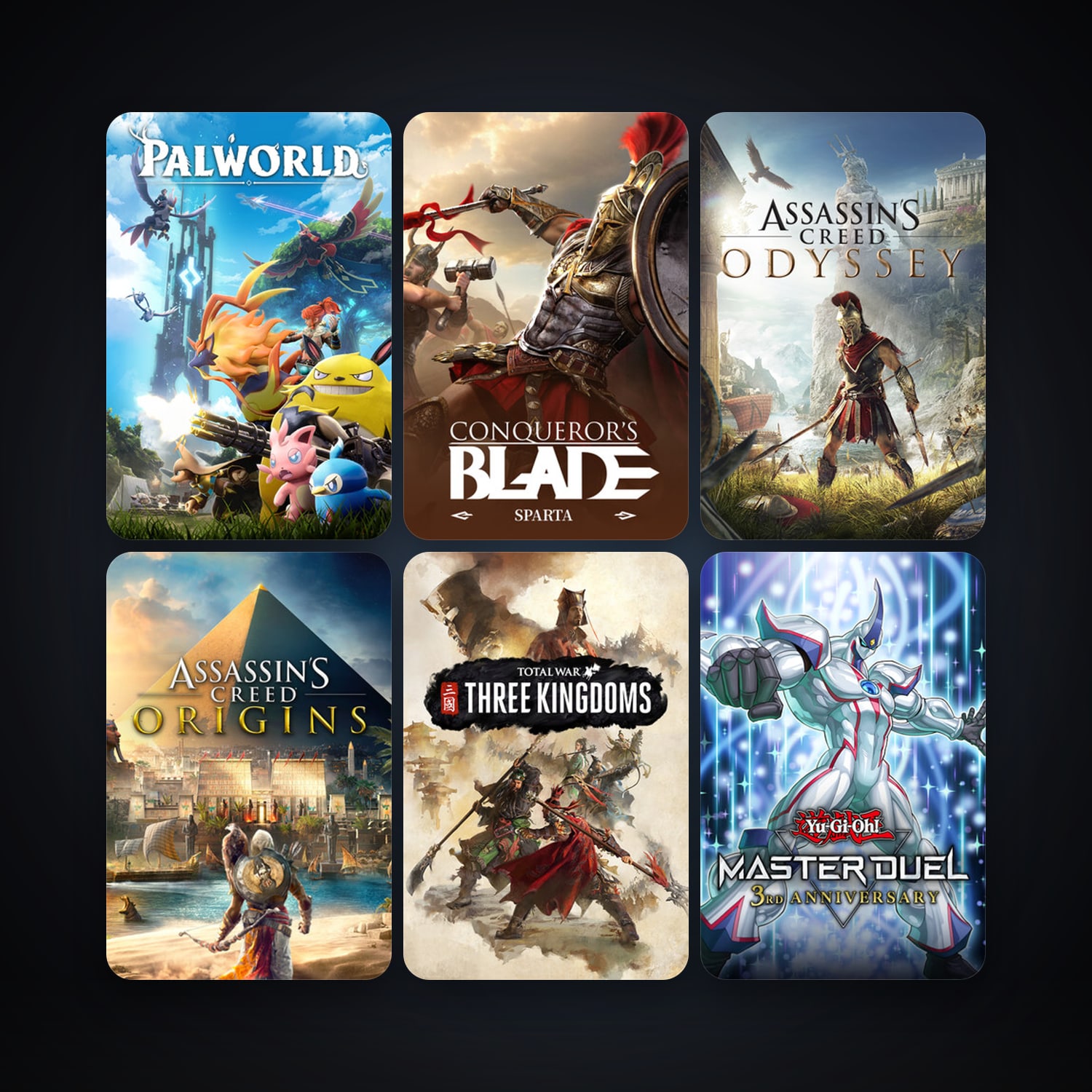 Kingdom Come: Deliverance + Assassin's Creed Origins, 18 games, clean — HabibiAccounts