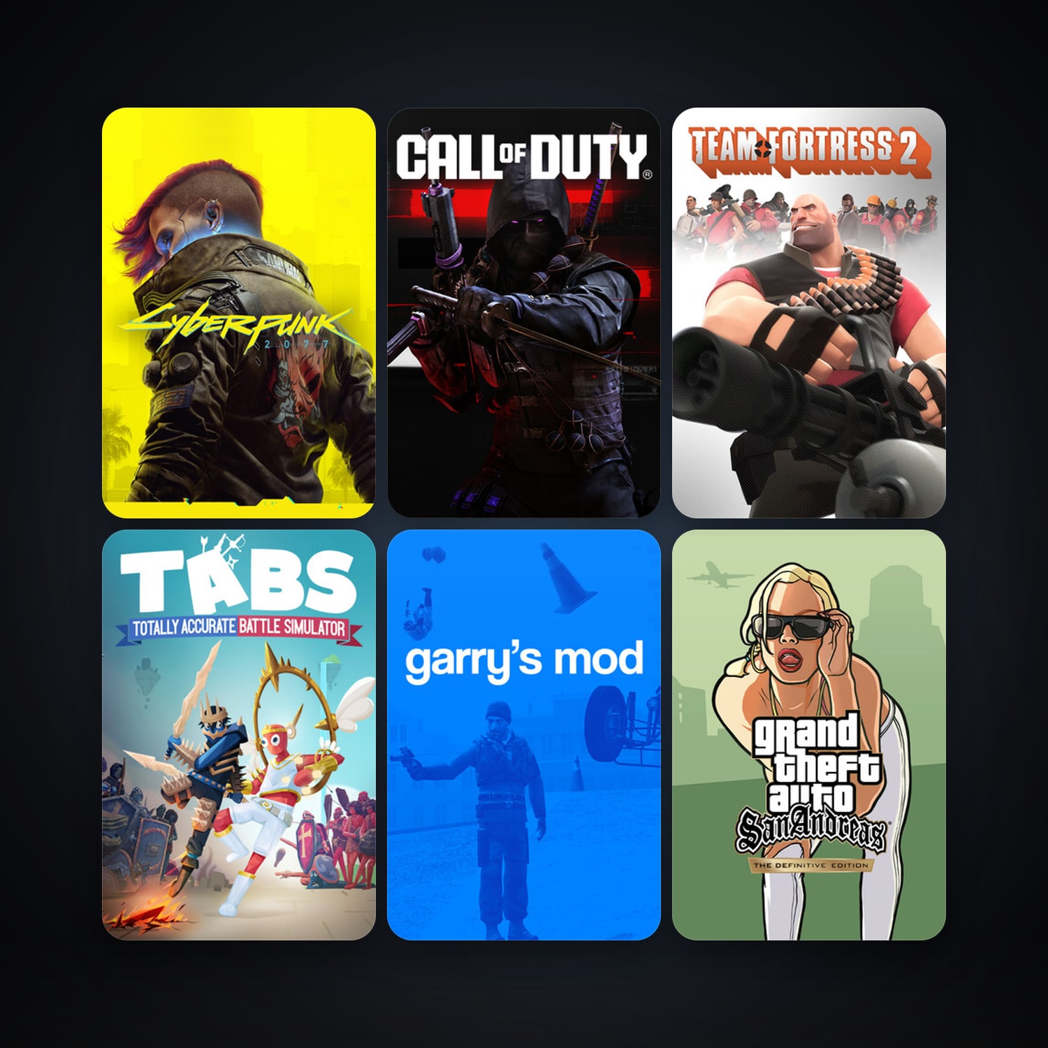 Team Fortress 2 + Garry's Mod, 46 games, clean — HabibiAccounts