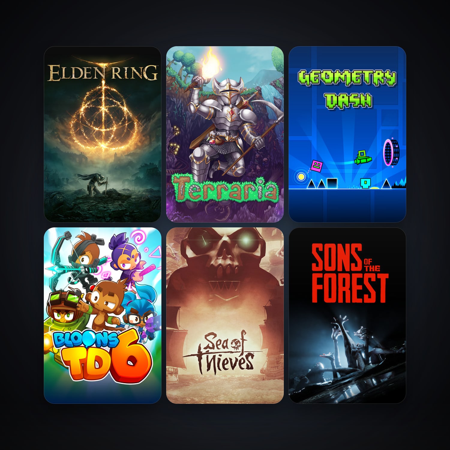 Terraria + The Forest, 52 games, clean — HabibiAccounts