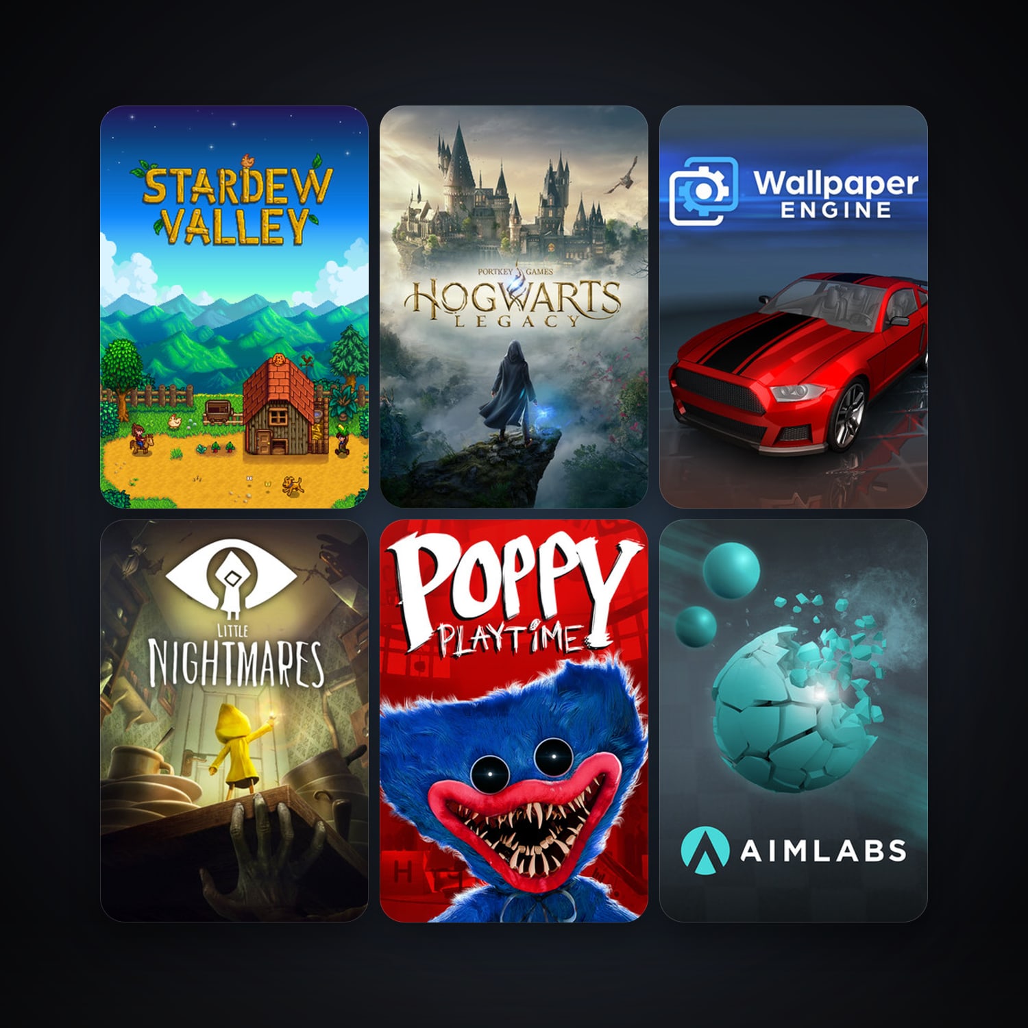 Stardew Valley + Little Nightmares, 7 games, clean — HabibiAccounts