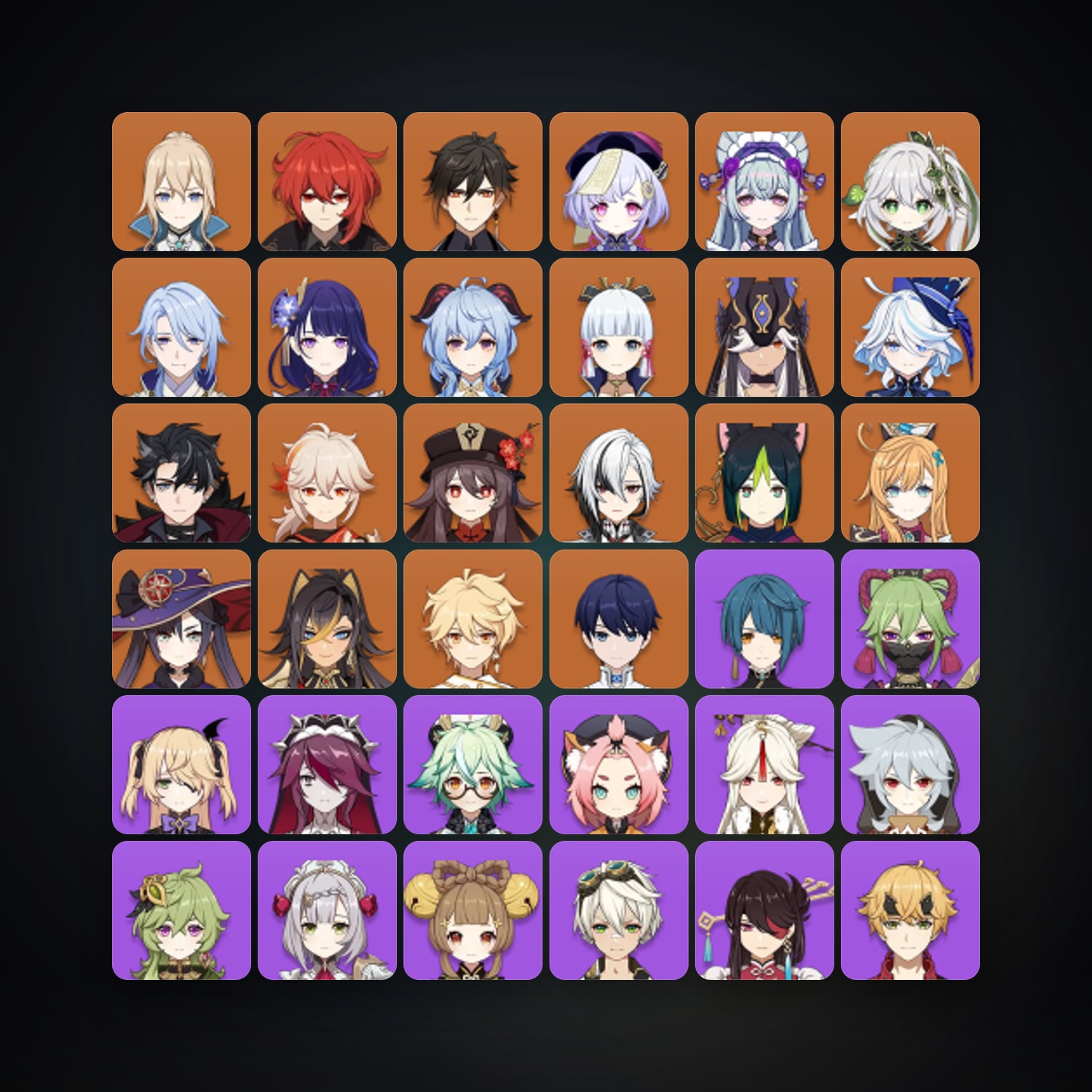 Genshin Impact | AR 59 | 60 Chars | 20× 5★ — Genshin / miHoYo Account — HabibiAccounts