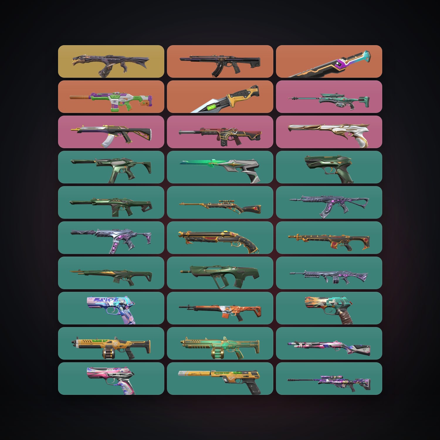 LA Diamond 1 locker — 2 knives, 45 skins, lvl 126 — HabibiAccounts