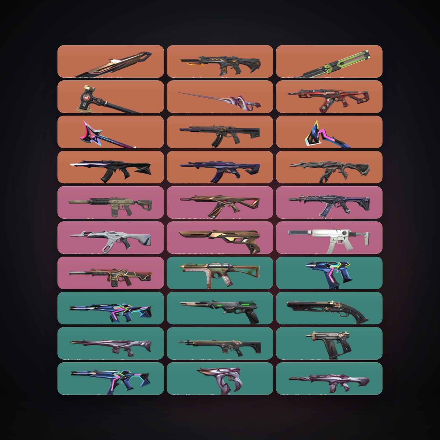 NA Gold 3 locker — 6 knives, 82 skins, lvl 185 — HabibiAccounts