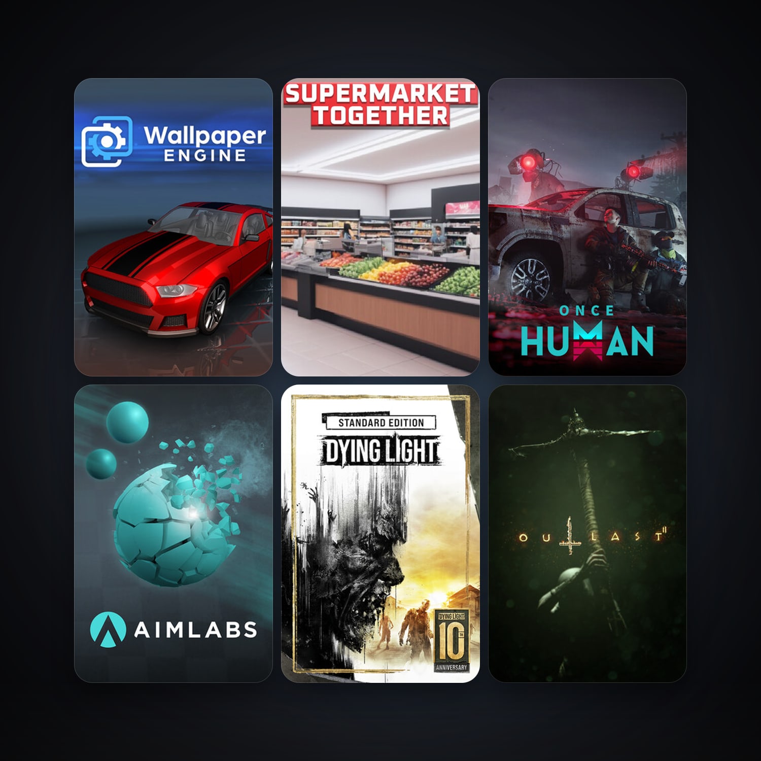 Dying Light + Outlast 2, 14 games, clean — HabibiAccounts