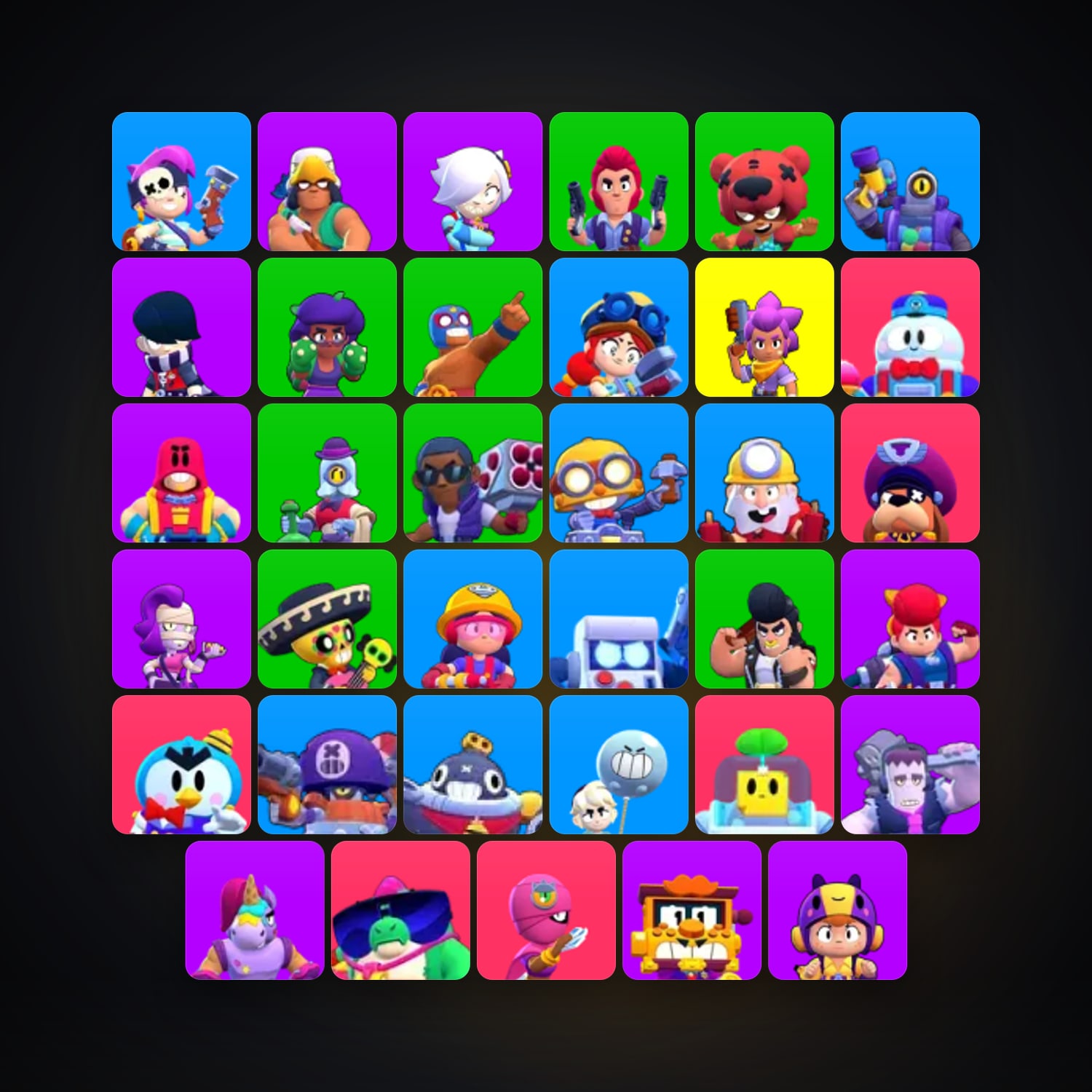 35 Brawlers | 8.2K Trophies — HabibiAccounts