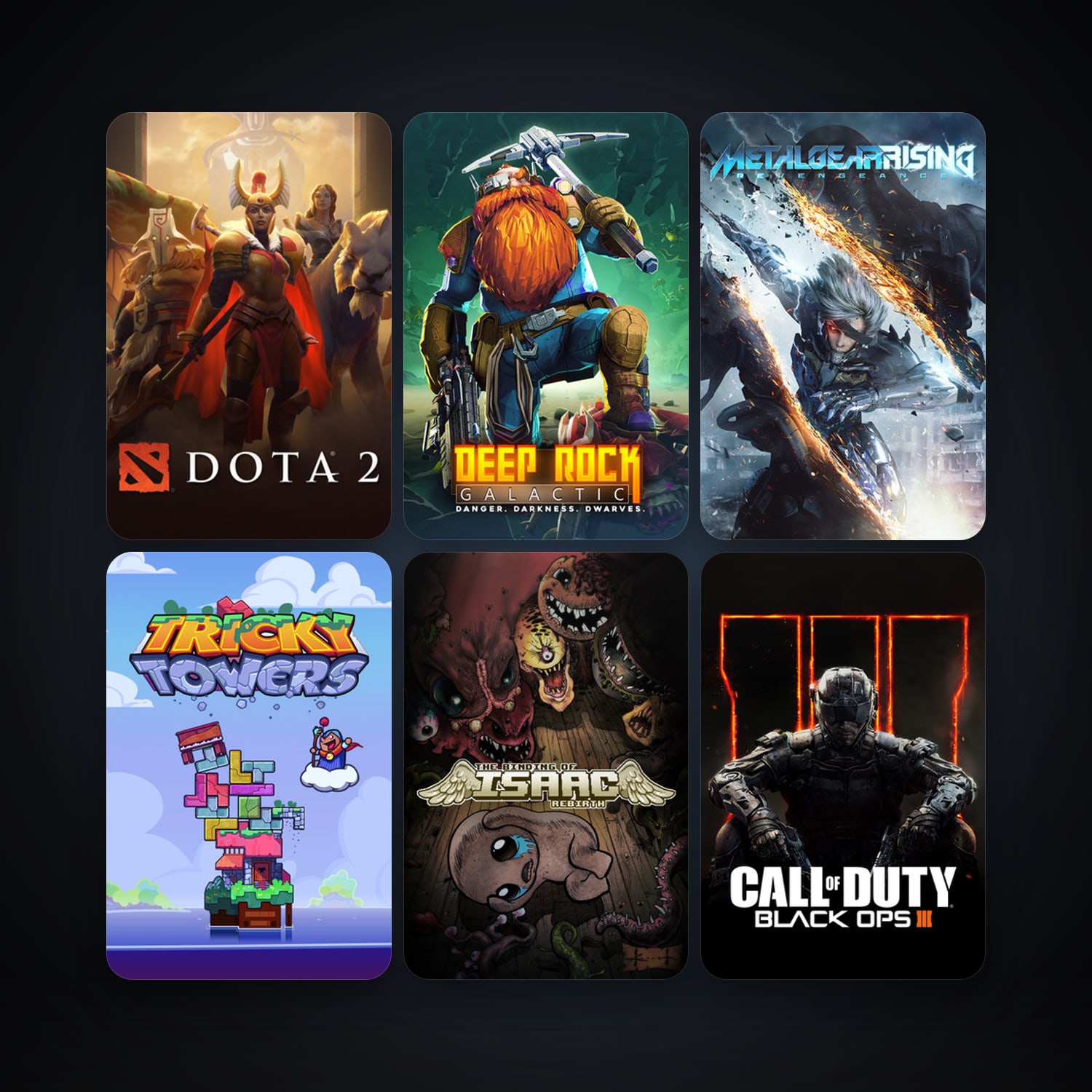 Dota 2 + METAL GEAR RISING: REVENGEANCE, 11 games, clean — HabibiAccounts