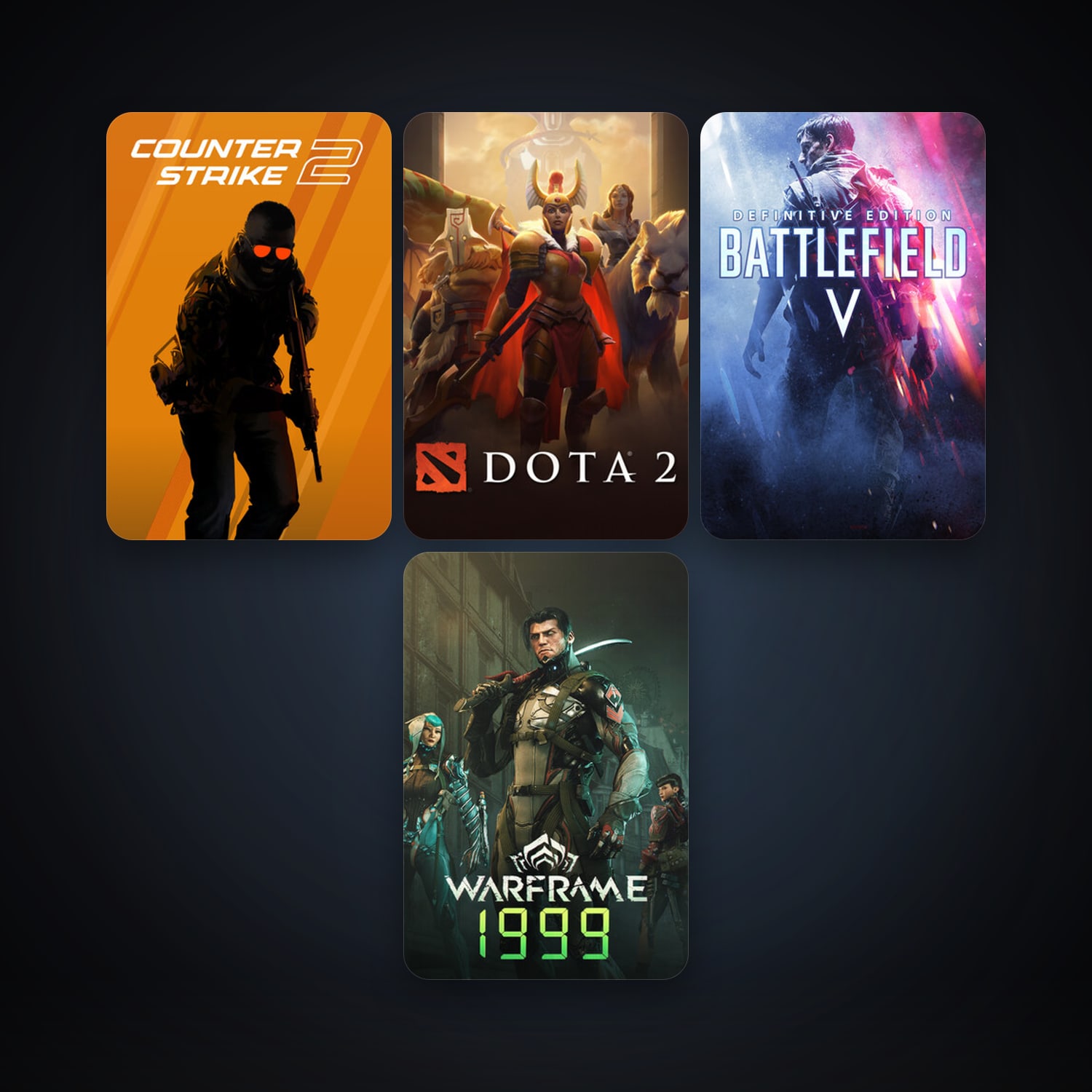 Dota 2 + CS2 Prime, 5 games, clean — HabibiAccounts