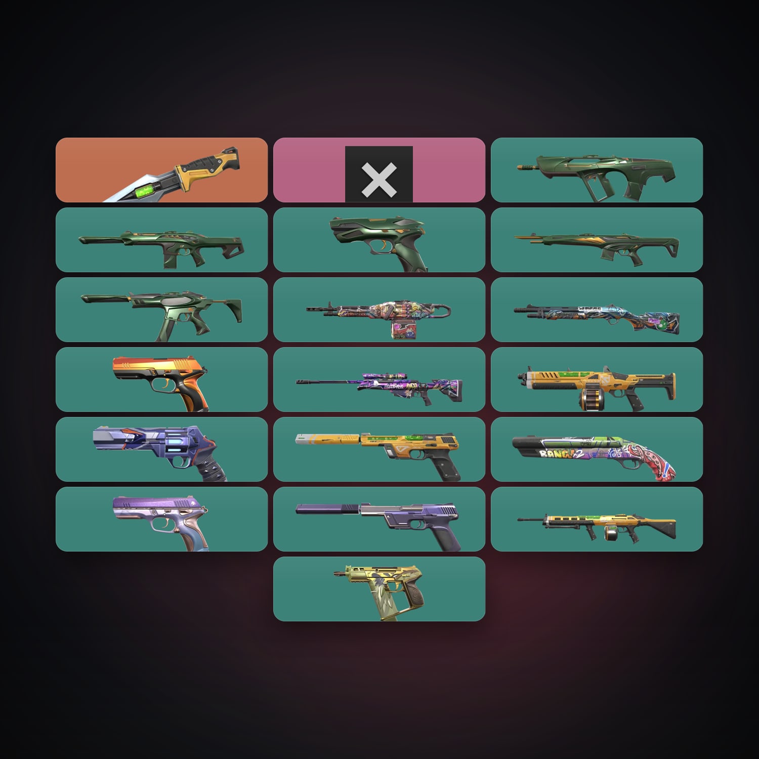 EU Gold 3 locker — 1 knives, 19 skins, lvl 111 — HabibiAccounts
