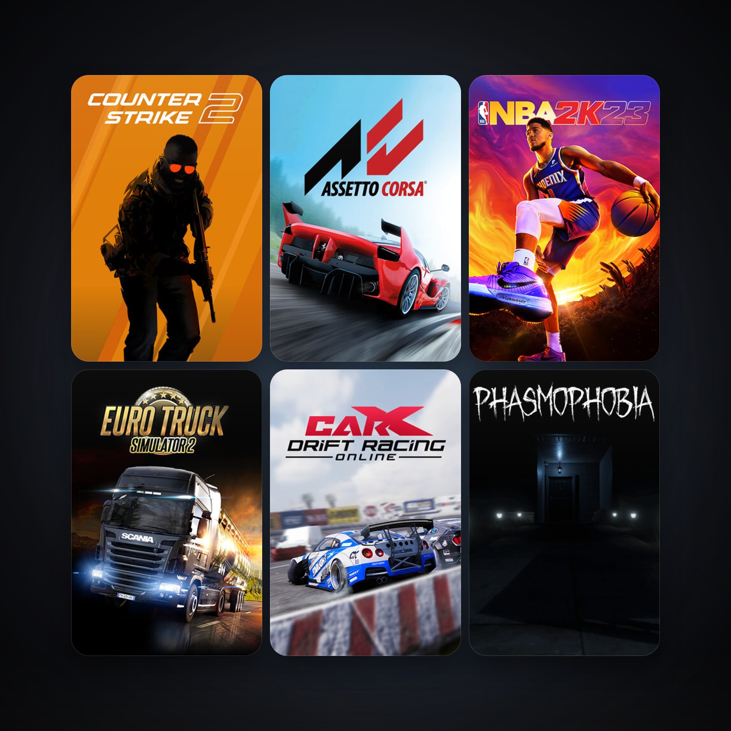 CS2 Prime + Euro Truck Simulator 2, 50 games, clean — HabibiAccounts