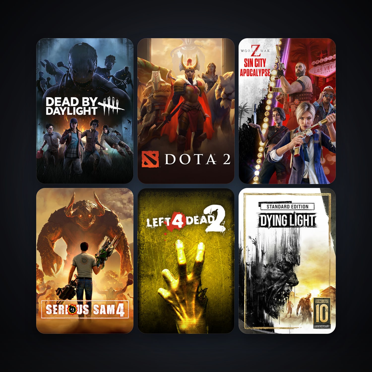 Left 4 Dead 2 + Dota 2, 14 games, clean — HabibiAccounts