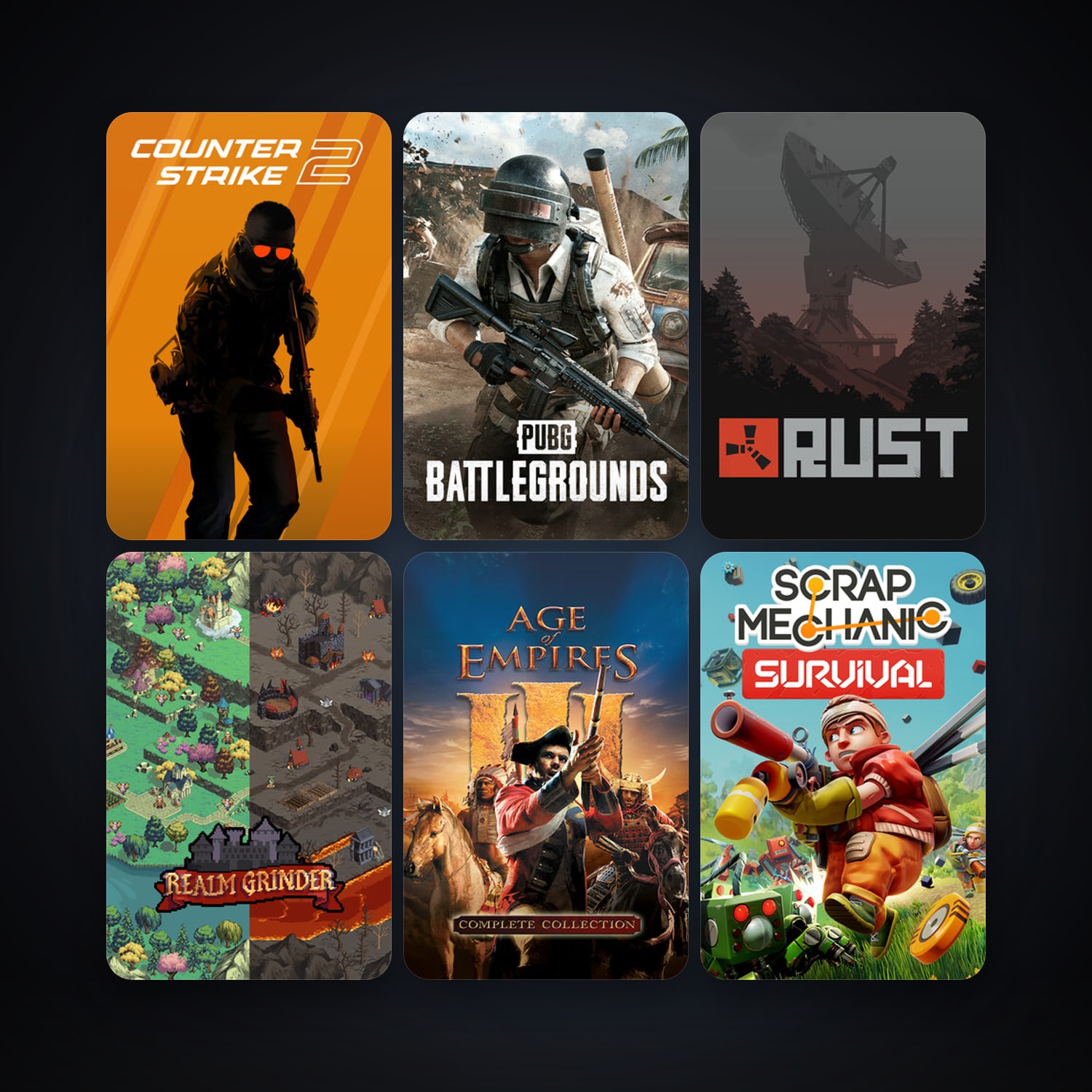 CS2 Prime + Age of Empires III, 86 games, Steam 31, clean — HabibiAccounts