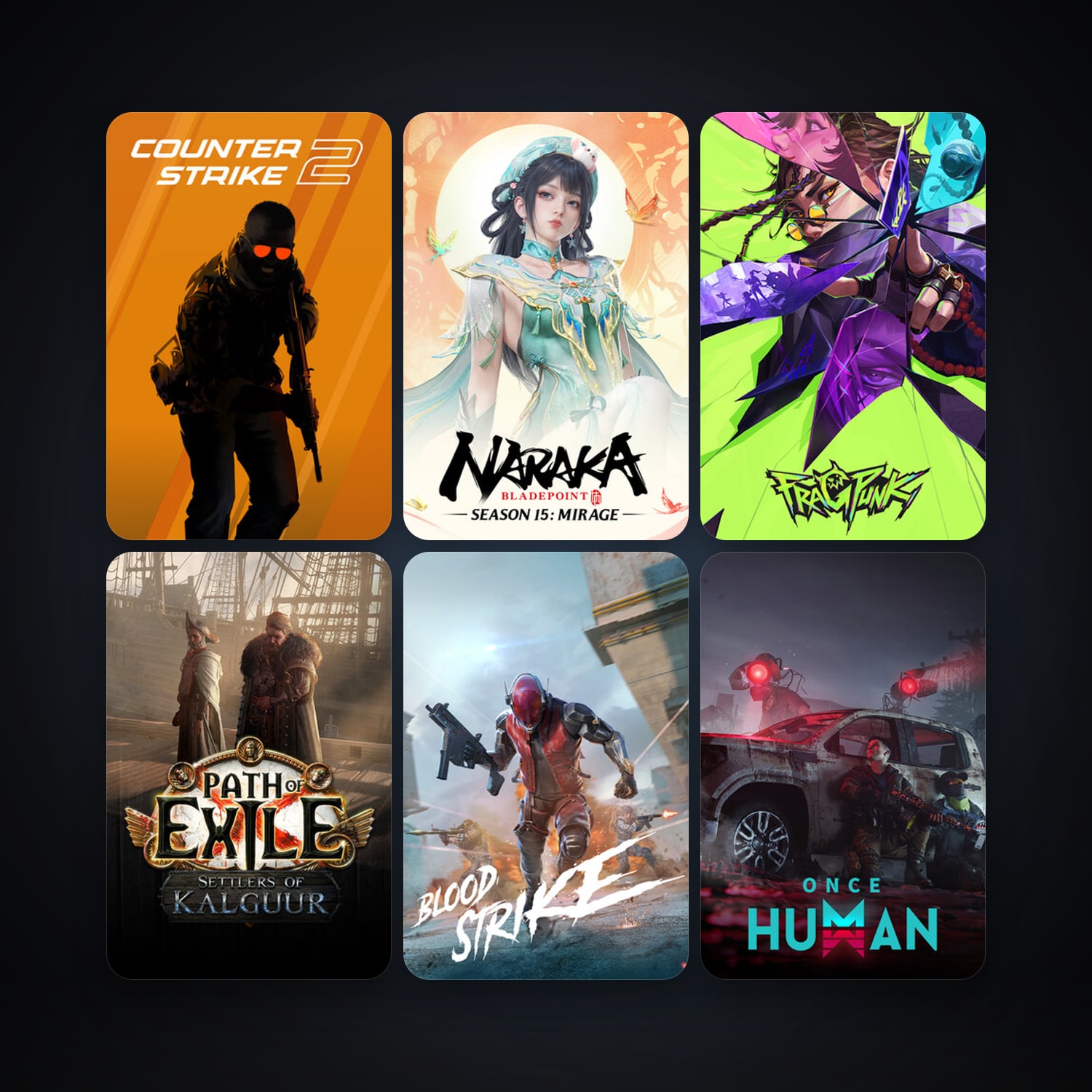 CS2 Prime + Path of Exile, 7 games, clean — HabibiAccounts