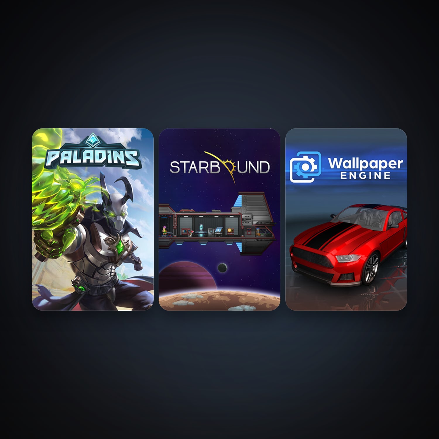 Starbound + Wallpaper Engine, 6 games, clean — HabibiAccounts
