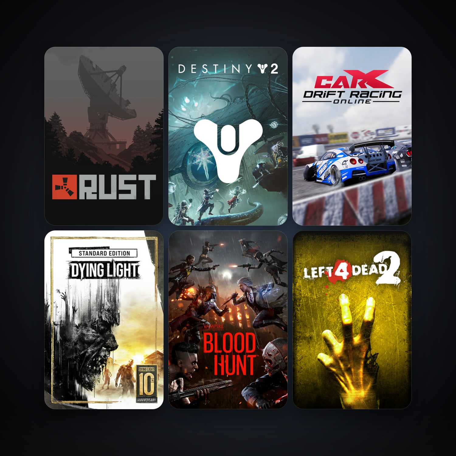 Left 4 Dead 2 + Dying Light, 51 games, clean — HabibiAccounts