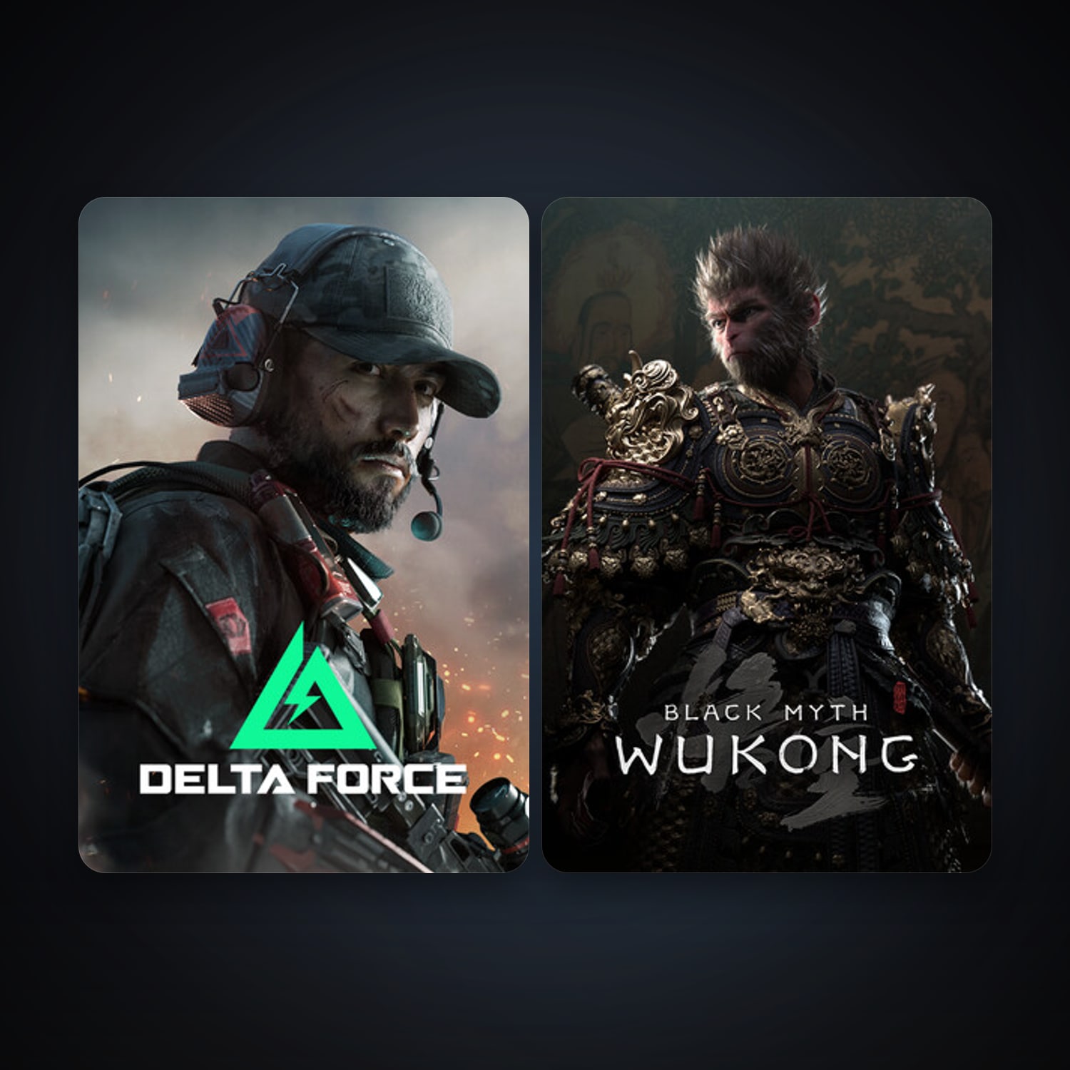 Black Myth: Wukong + Delta Force: Hawk Ops, 5 games, clean — HabibiAccounts