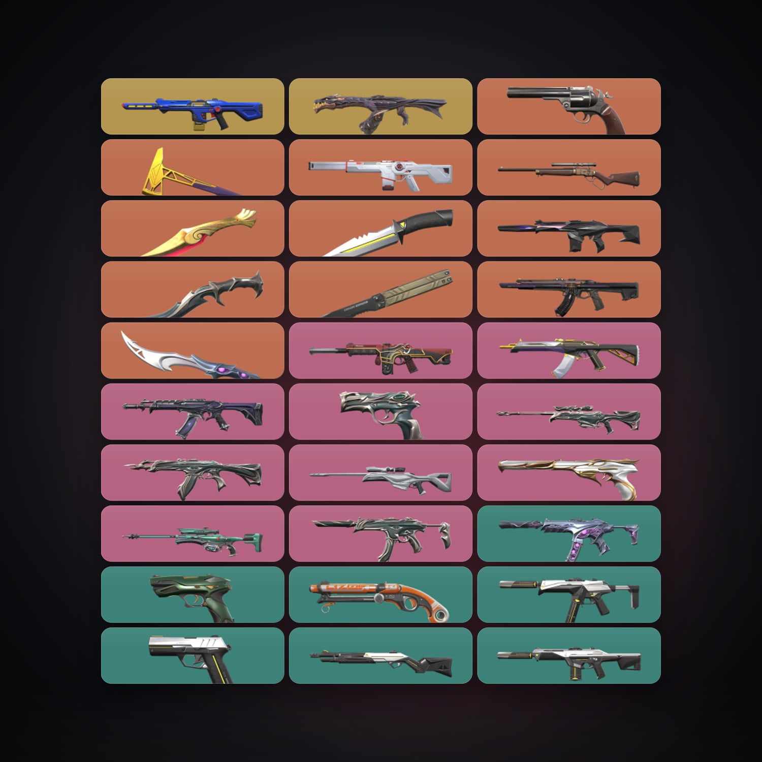 AP Gold 1 locker — 6 knives, 79 skins, lvl 376 — HabibiAccounts
