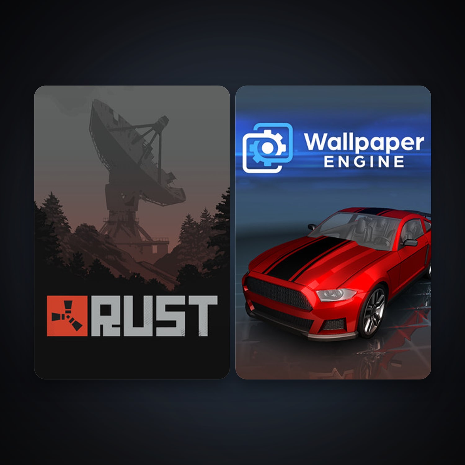 Rust + Wallpaper Engine, 6 games, clean — HabibiAccounts