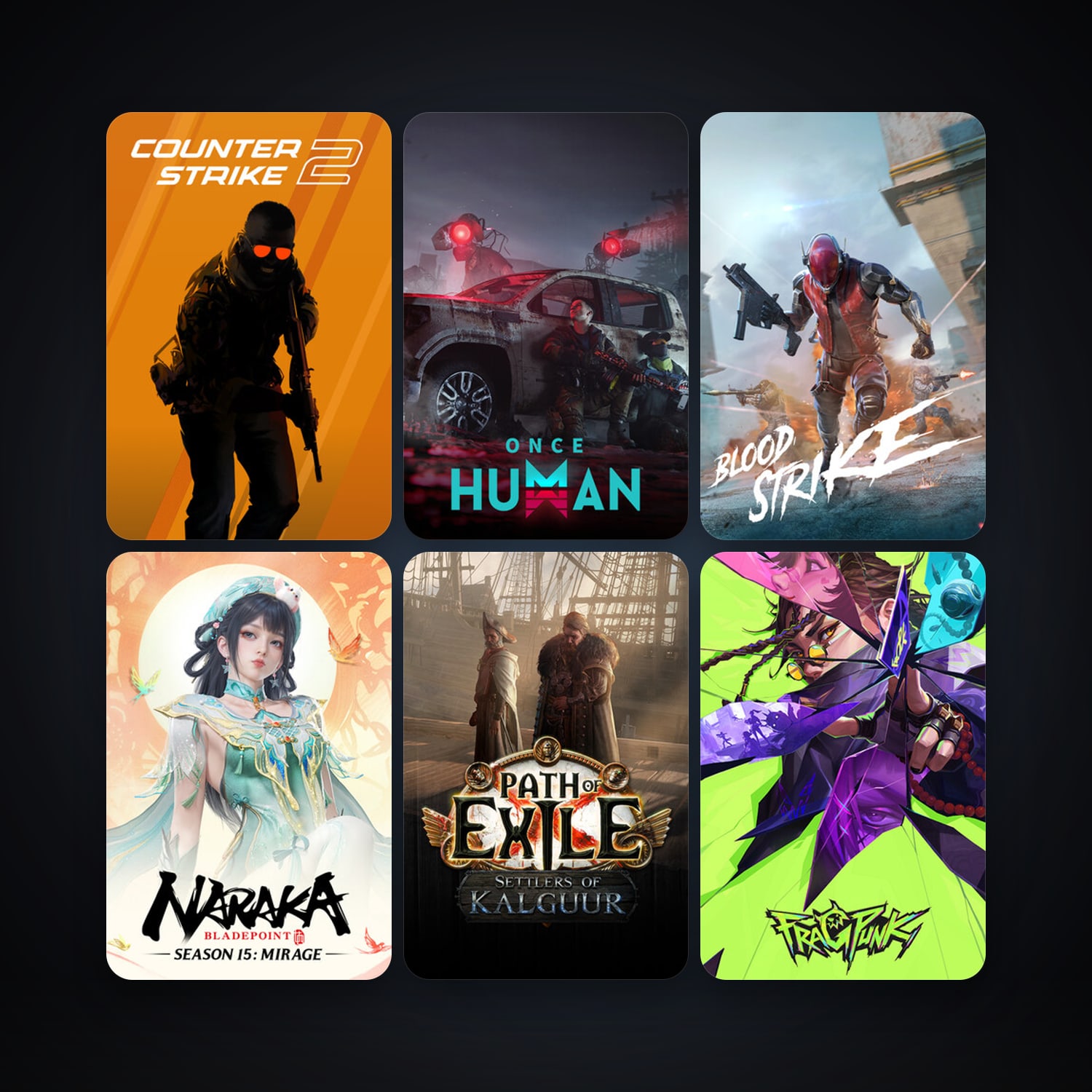 CS2 Prime + Path of Exile, 7 games, clean — HabibiAccounts