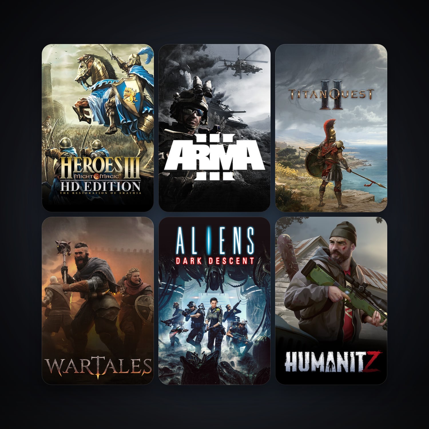 Aliens vs. Predator + Arma 3, 34 games, Steam 11, clean — HabibiAccounts
